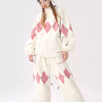 MOLOCOSTER Diamond Argyle Waterproof Ski Suit Se