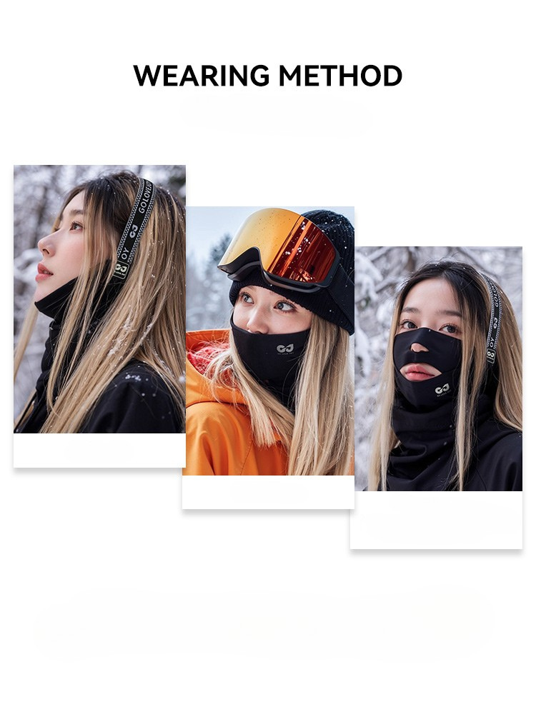 Breathable Face Mask for Skiing & Snowboarding with Nose