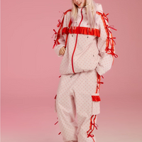 Swagli Lace Ribbon Snowboarding & Skiing Suit