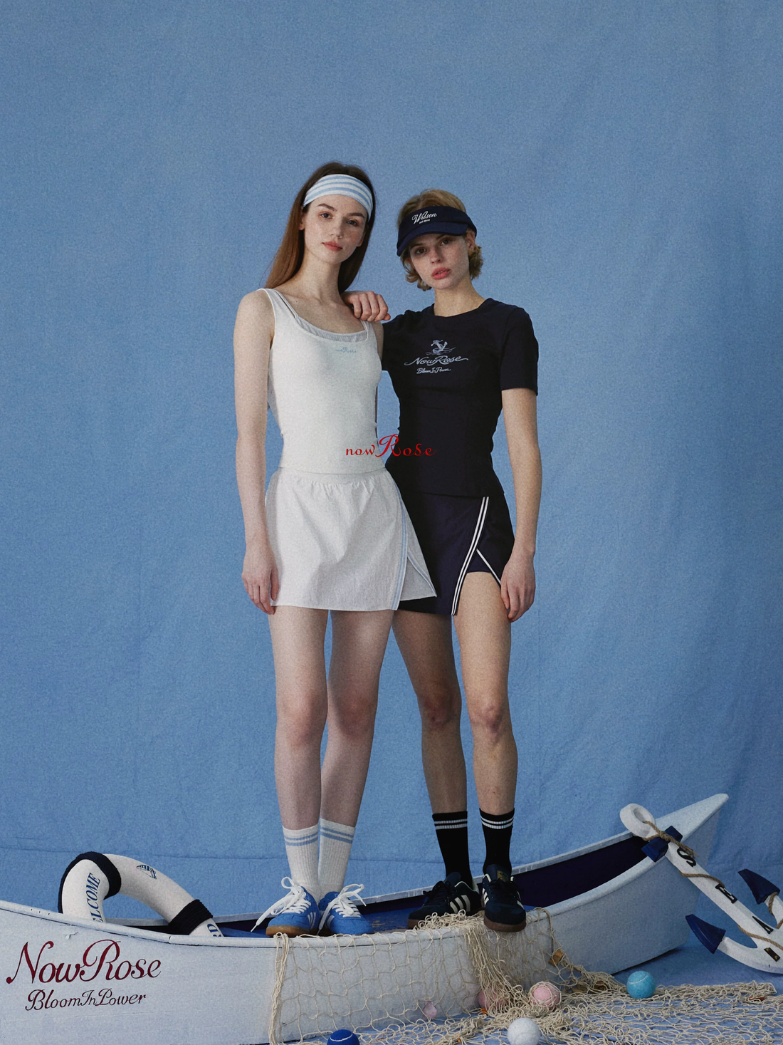 NowRose Coastal Split Performance Skort