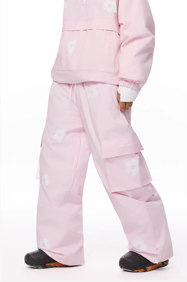 Chillwhite Light Pink Bloom Freestyle Snow Wear Collection