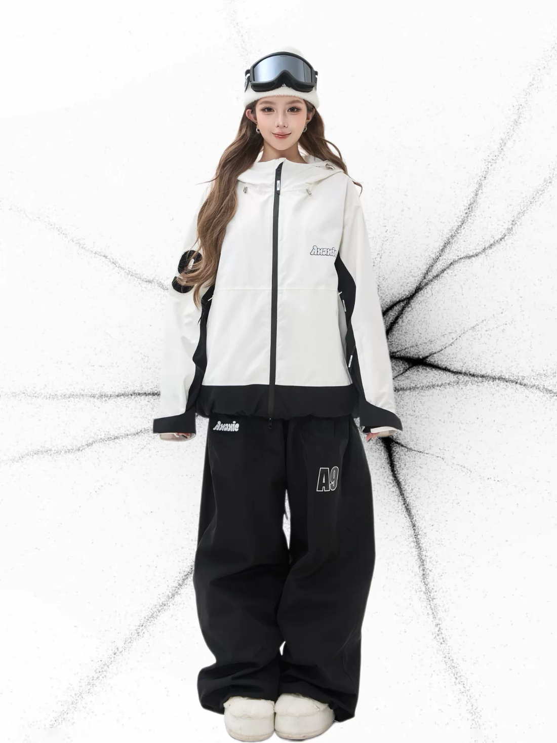 ANANIE Snow Line 3L Fleece Waterproof Snowboarding Pants