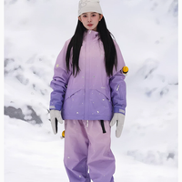 POSITIBEETY 3D Mirror Diamond Detachable Doll Snow Suit
