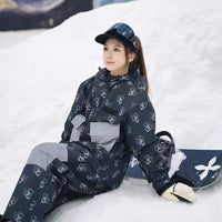 Positibeety Bee Logo Waterproof Snowboarding Jacket and Pants