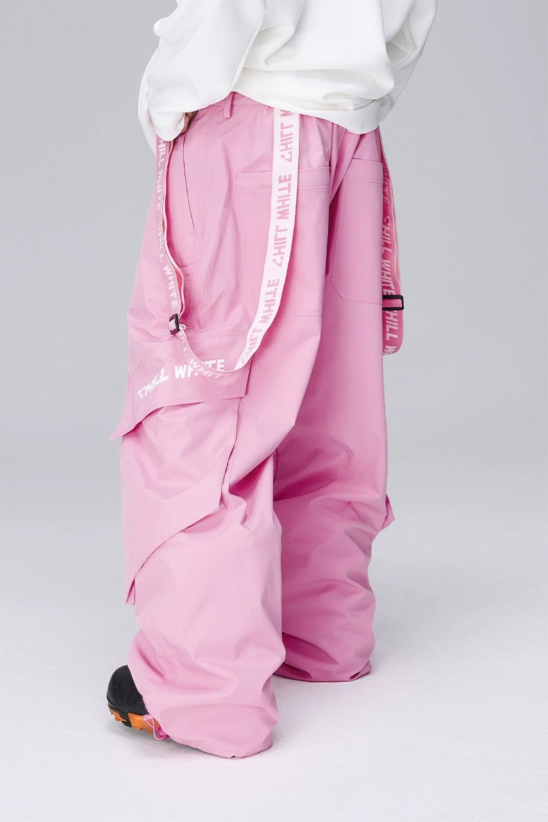 ChillWhite Unisex Pink Snow Jacket & Pants