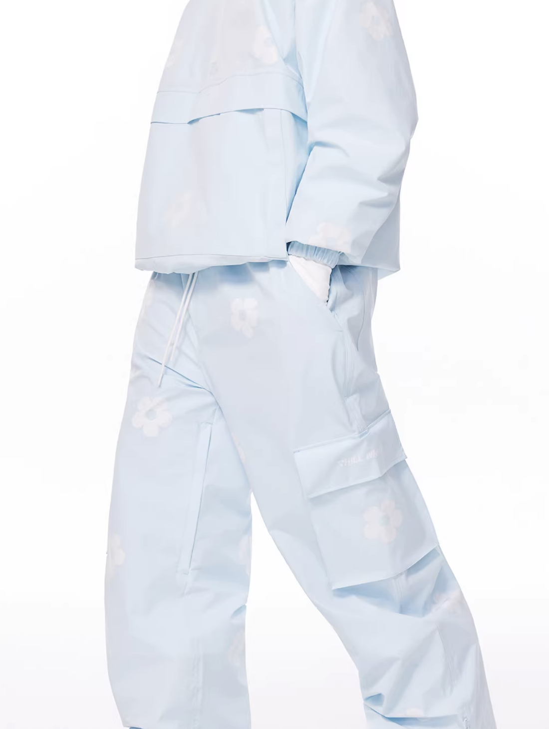 Chillwhite Light Blue Bloom Freestyle Snow Wear Collection