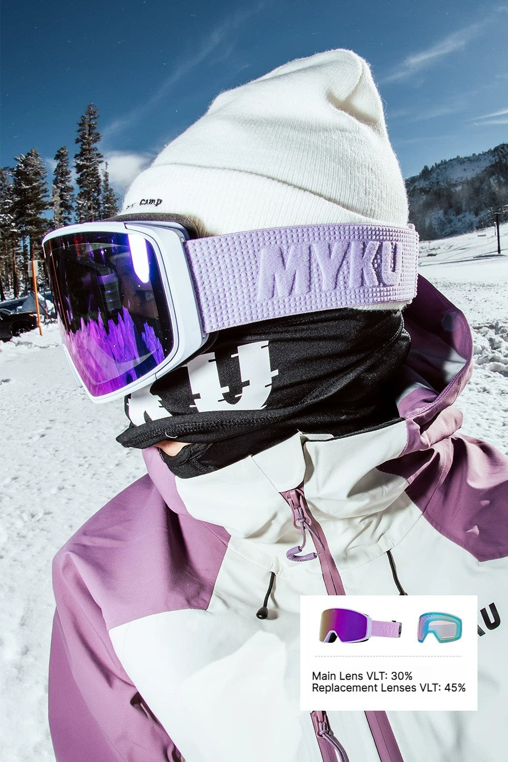 Myku EP Series Quick Mag Ski Goggles