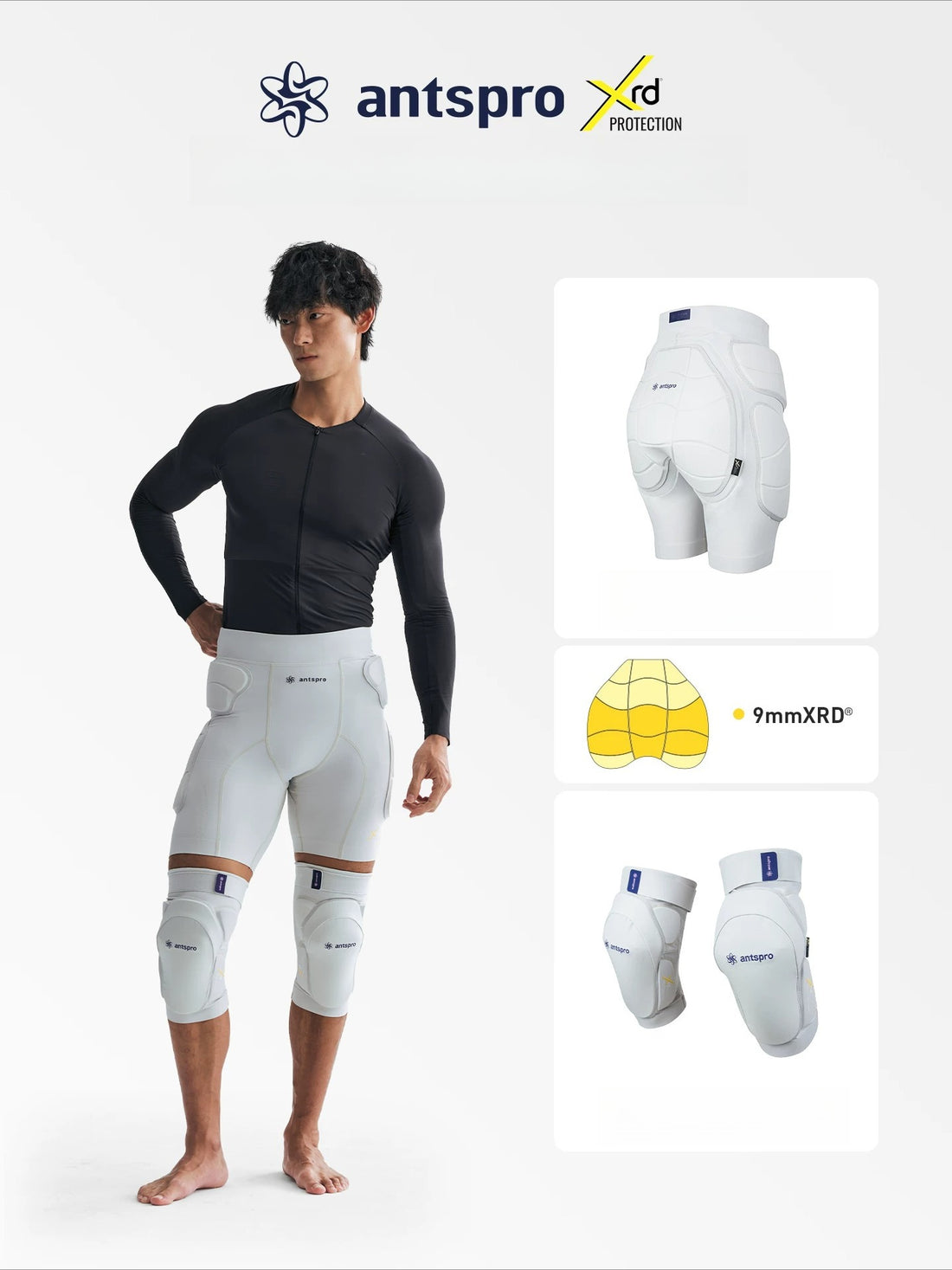 Ants Pro Core Series Unisex 9mm XRD Impact Protective Gear